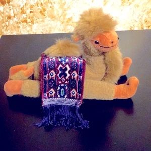 Vintage So Cute!! TY Camel with Movable Legs & Velvet Cloth! CLEAN!! MINT COND!!